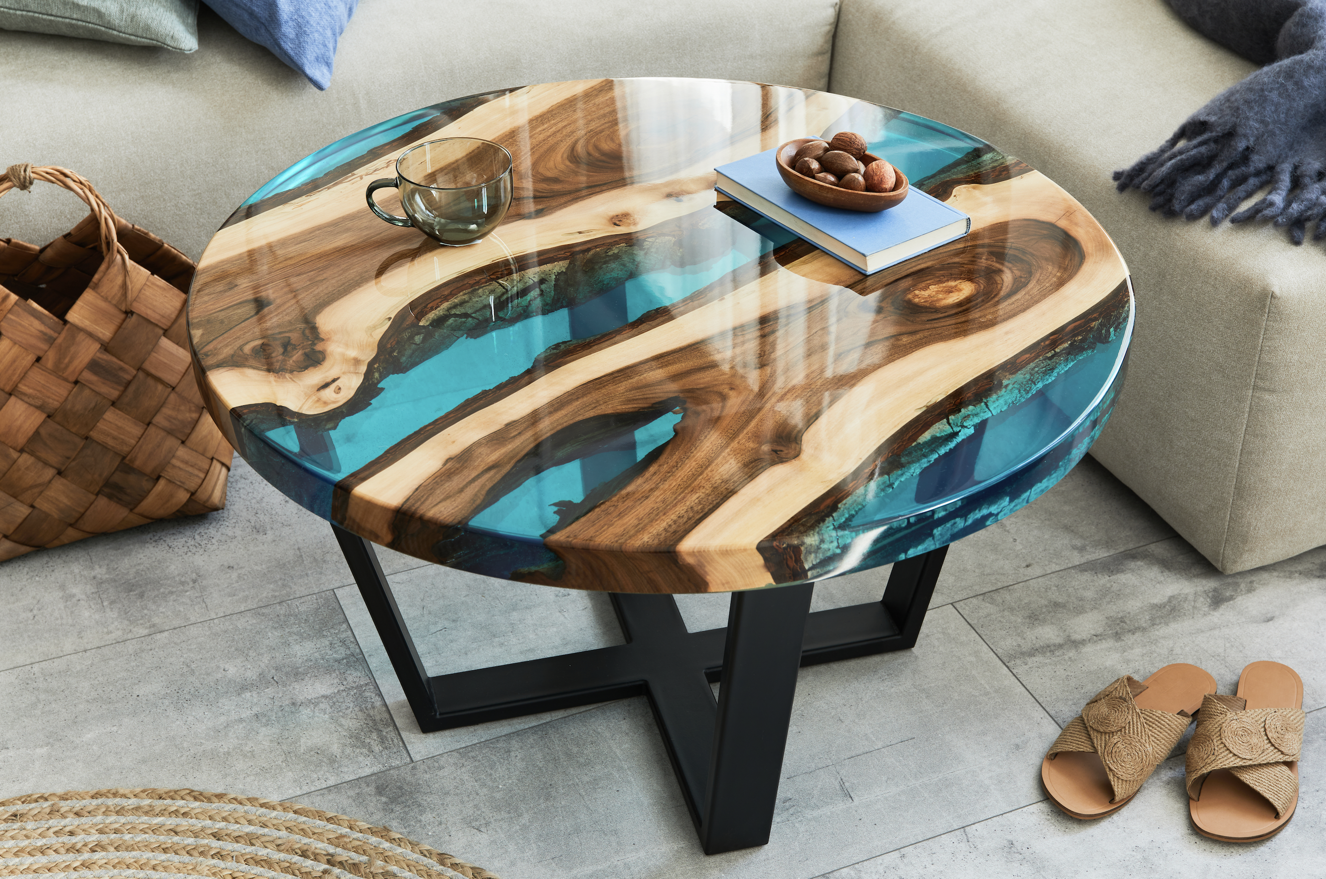 buy locally hand made epoxy tables with live edge wood slabs and custom made in fraser valley british columbia canada from chilliwack epoxy tables